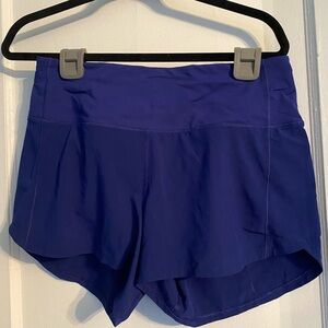 Lululemon Size 8 Speed Up 4 Inch High Rise Shorts